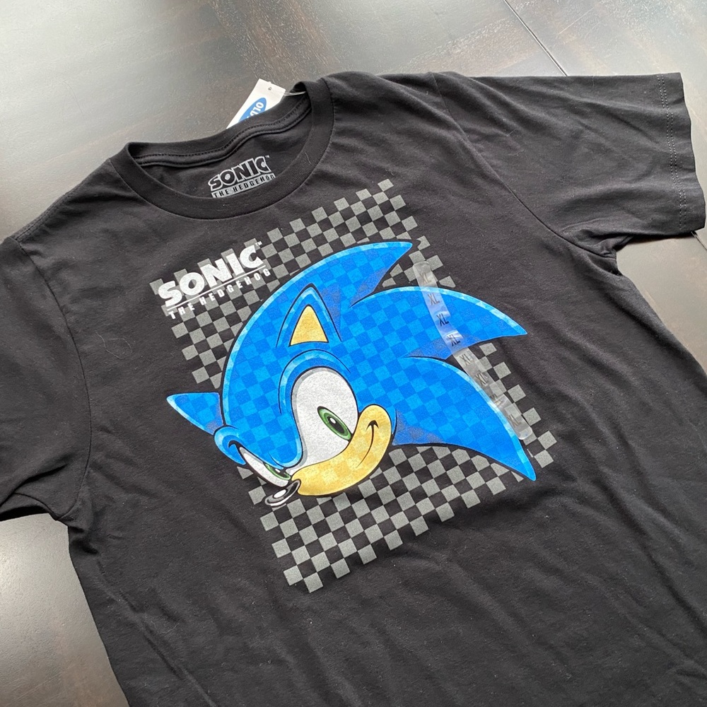 Sonic The Hedgehog Boys Short Sleeve Shirt XL (20) - Picture 4 of 6